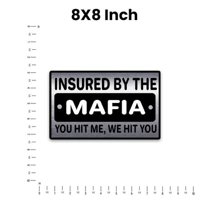 You Hit Me We Hit You Bumper Sticker - STICK IT UP