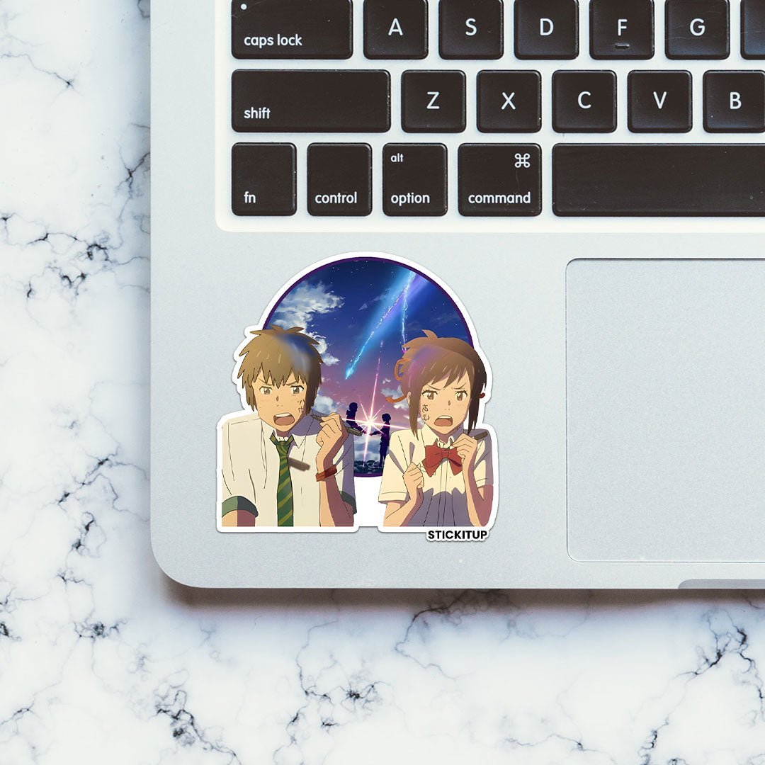 YOUR NAME Sticker waterproof vinyl decal for laptop, bike, car & bottle