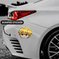 Zenitsu Bumper Sticker waterproof vinyl decal for laptop, bike, car & bottle