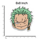 Zoro Bumper Sticker waterproof vinyl decal for laptop, bike, car & bottle