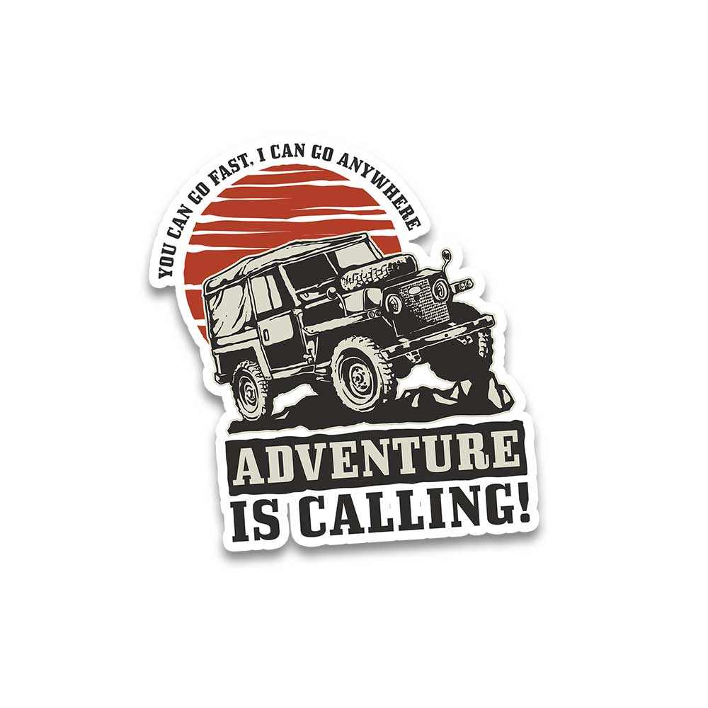 Adventure is calling Reflective Sticker | STICK IT UP