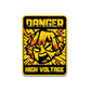 Danger(high voltage) Reflective Sticker | STICK IT UP