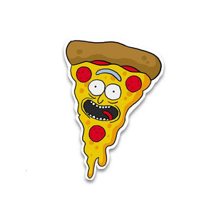 Pizza rick Reflective Sticker | STICK IT UP