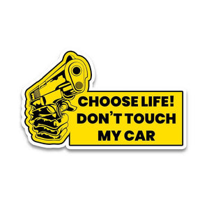 Don't touch my car Reflective Sticker | STICK IT UP