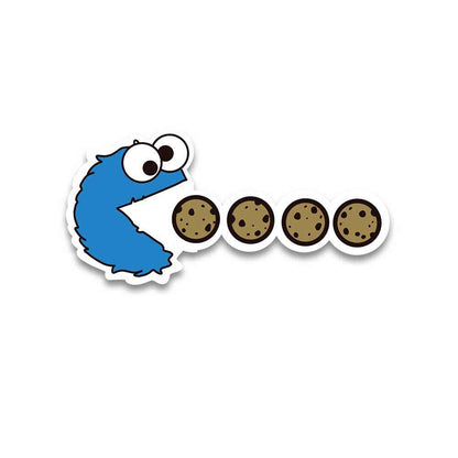 Cookie Monster Reflective Sticker | STICK IT UP
