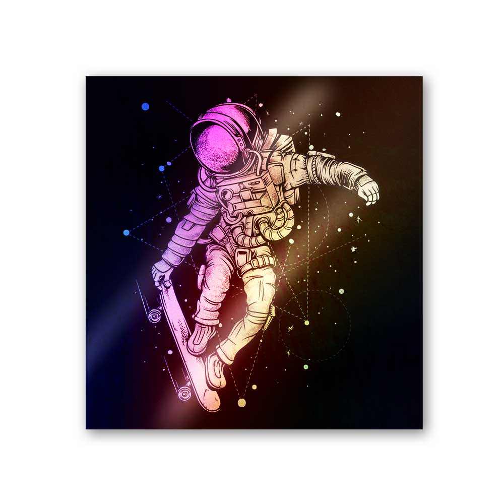 Space Surfing Holographic Stickers | STICK IT UP