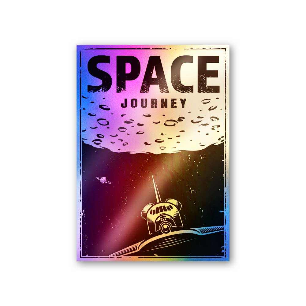 Space Journey Holographic Stickers | STICK IT UP