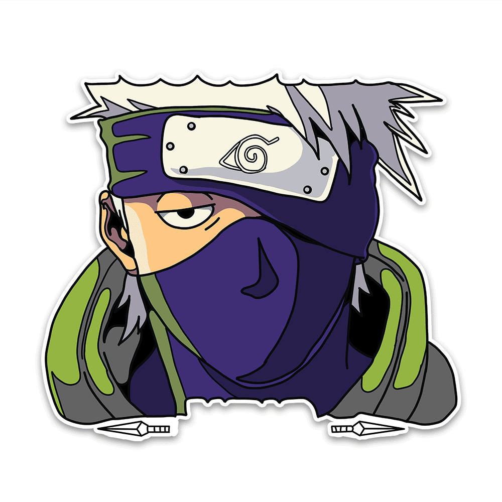 Kakashi Label Sticker Buy Kakashi Bumper Sticker Online | Bumper Sticker | STICK IT UP