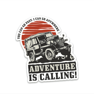 Adventure is calling Reflective Sticker | STICK IT UP