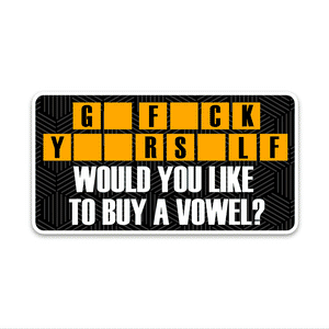 G_ F__k Y__R S_LF Bumper Sticker | STICK IT UP