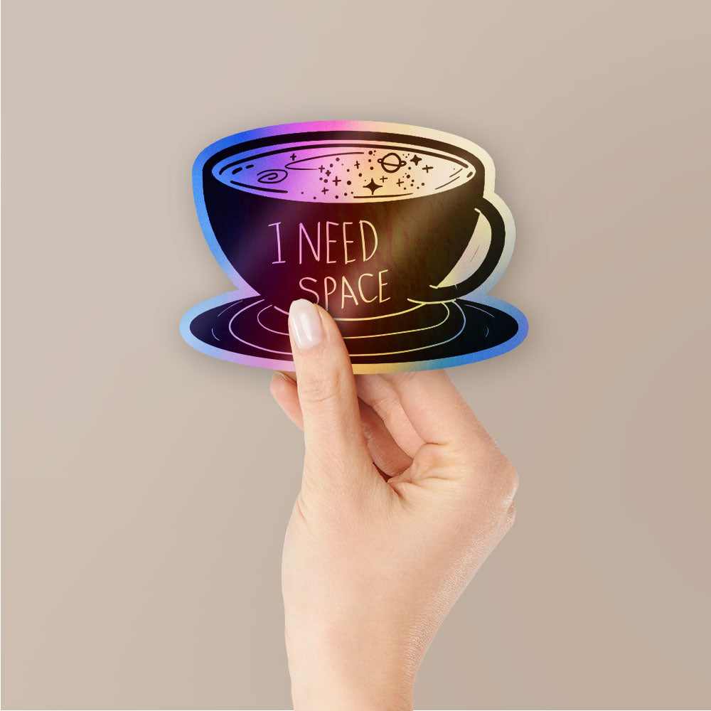 I need space Holographic Stickers | STICK IT UP