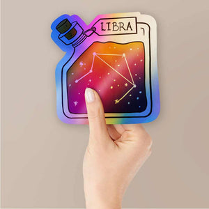 Libra Holographic Stickers | STICK IT UP