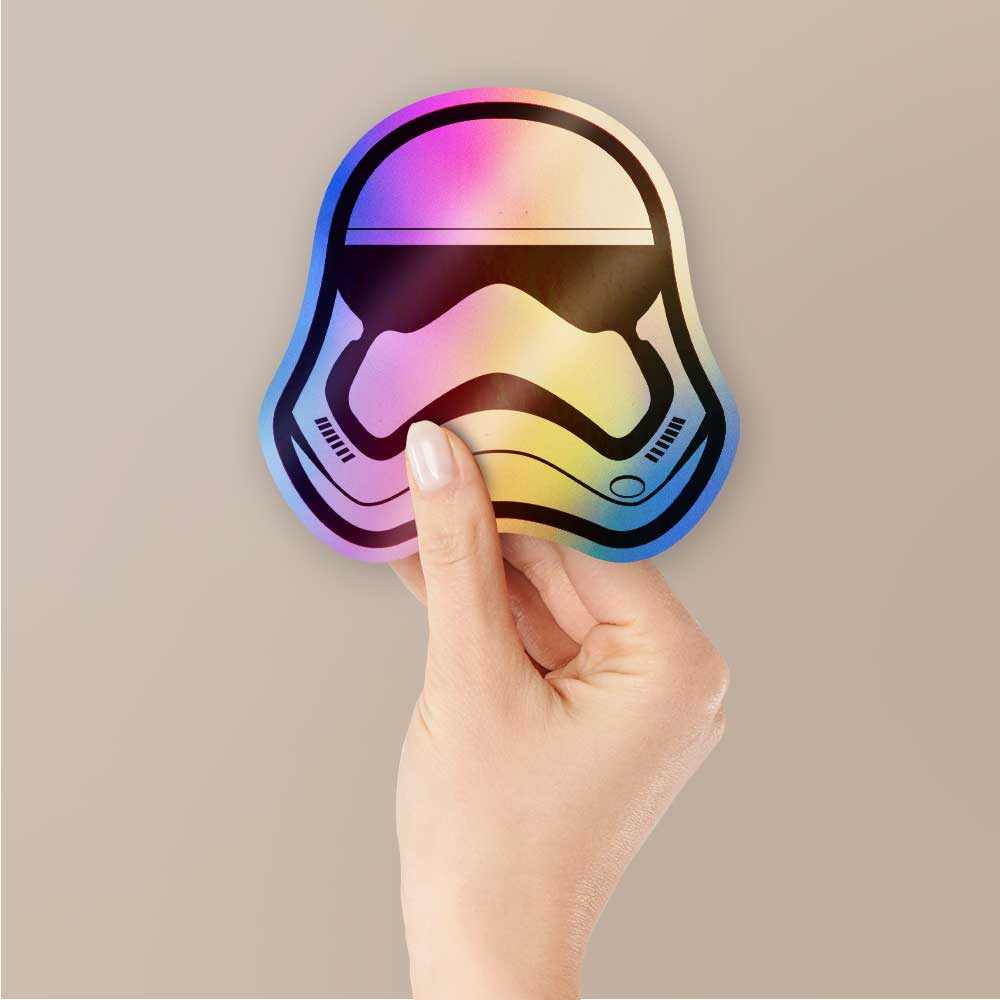 Storm trooper Holographic Stickers | STICK IT UP