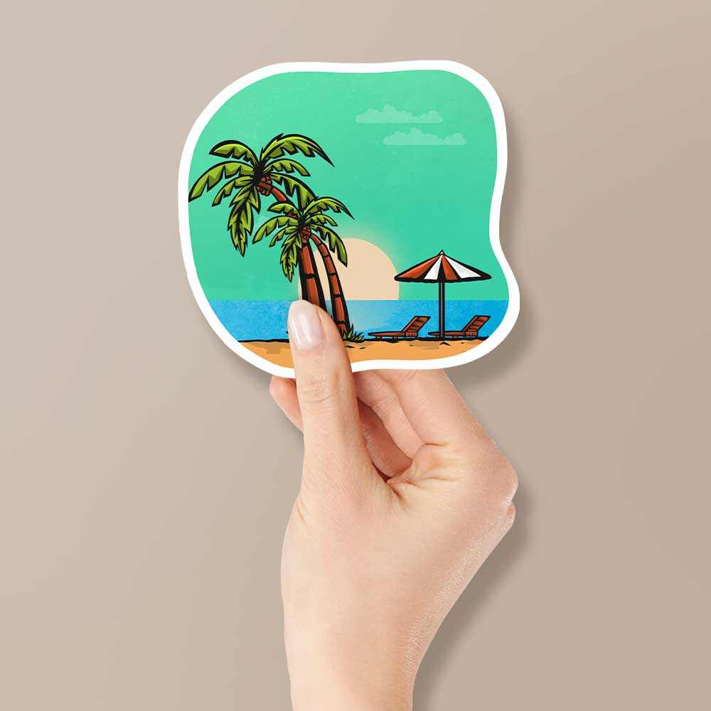 Summer time Reflective Sticker | STICK IT UP