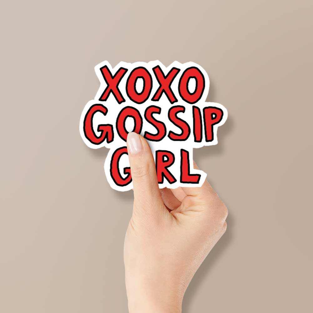 Xoxo gossip girl Reflective Sticker | STICK IT UP