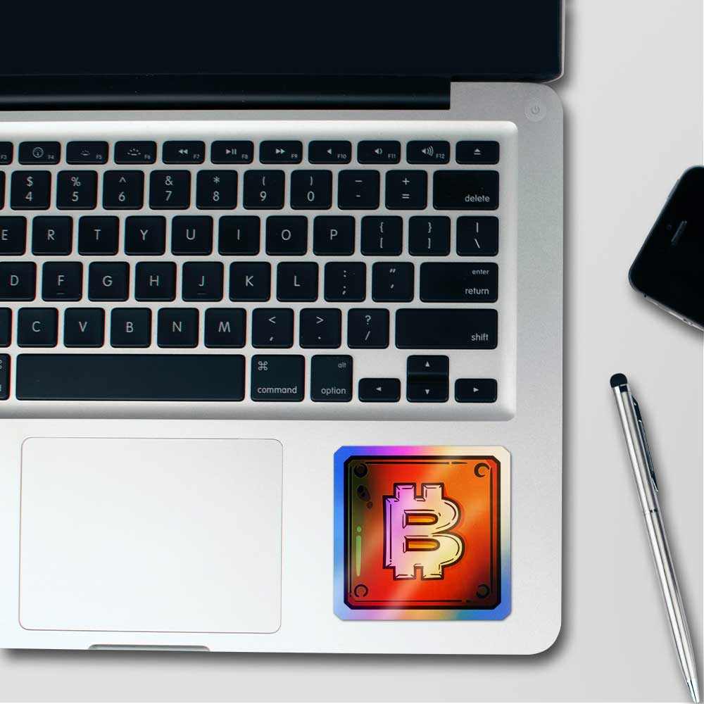 Bitcoin Holographic Stickers | STICK IT UP