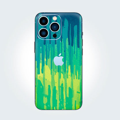 Drip Green Monochromatica Phone Skins