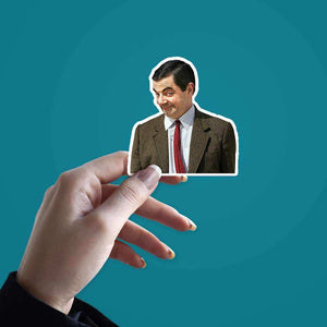 Mr Bean Meme Face sticker | STICK IT UP