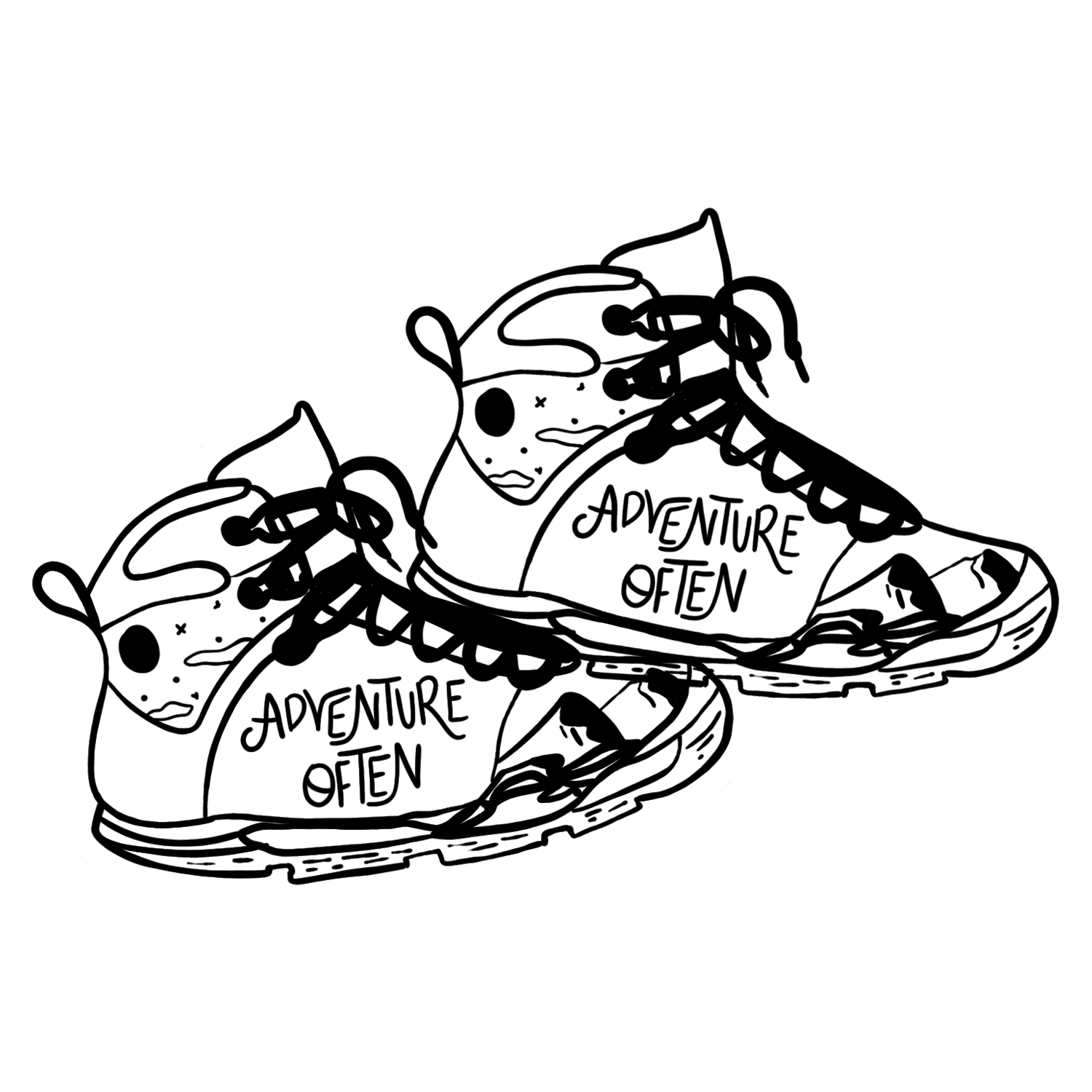 Adventure often Holographic Stickers | STICK IT UP