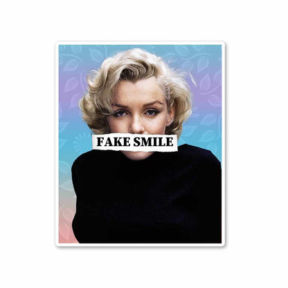 FAKE SMILE Sticker | STICK IT UP