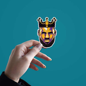 King LeBron sticker | STICK IT UP