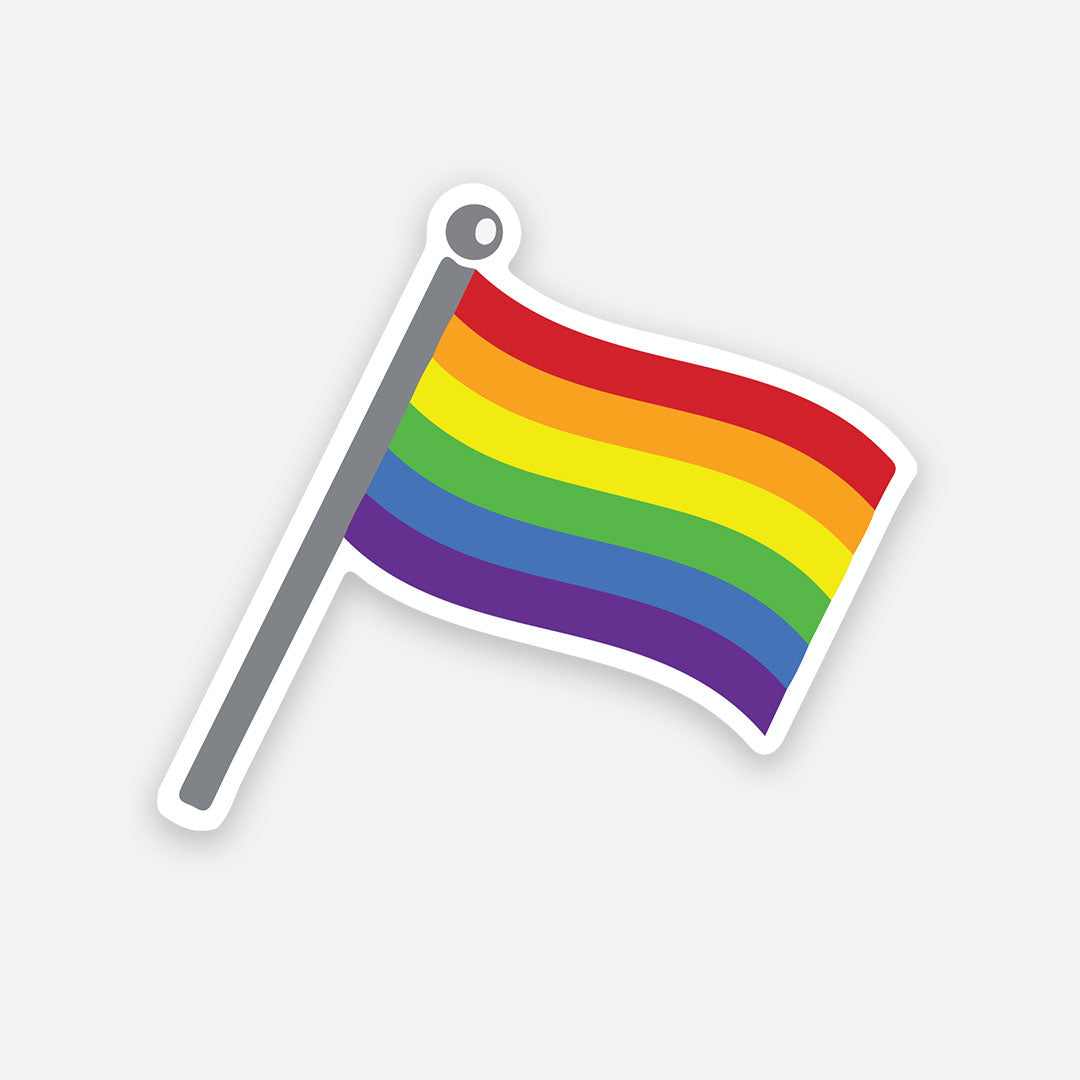 LGBTQ Flag sticker | STICK IT UP