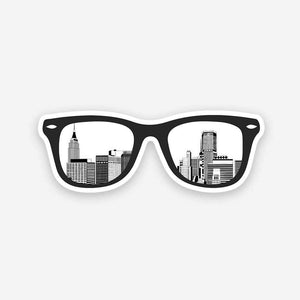 City Glasses sticker | STICK IT UP