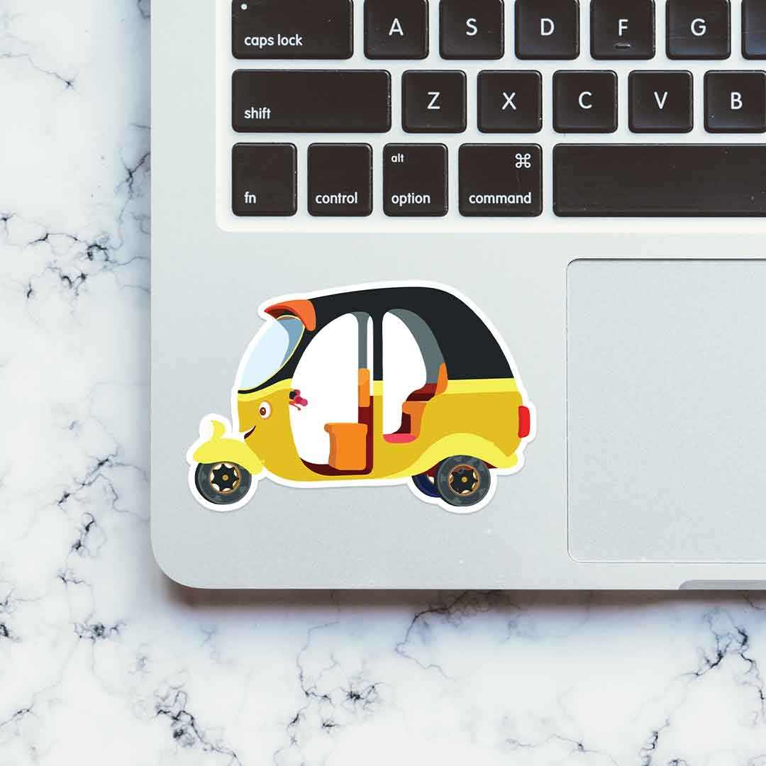 Cute Autorickshaw sticker | STICK IT UP