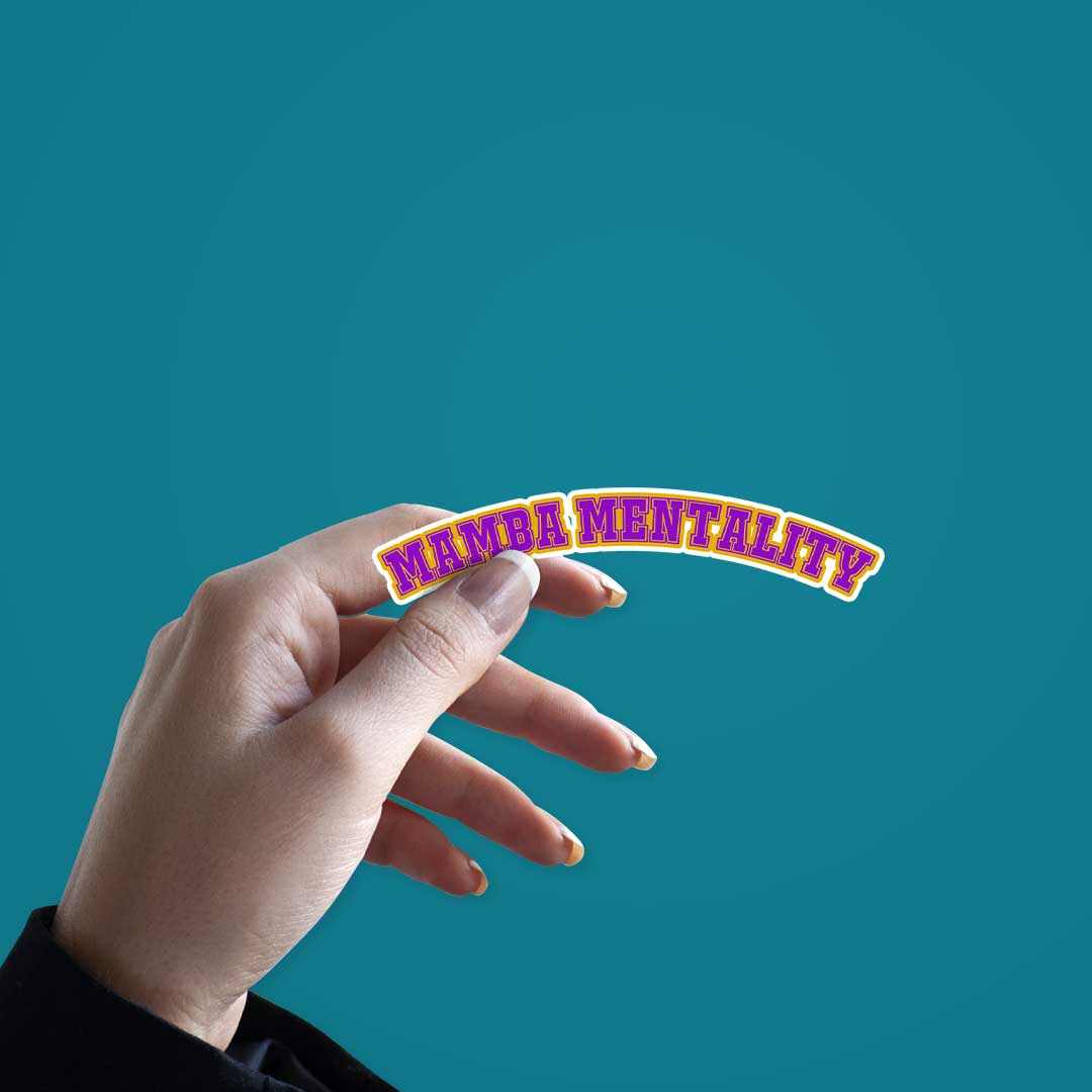Mamba Mentality sticker | STICK IT UP