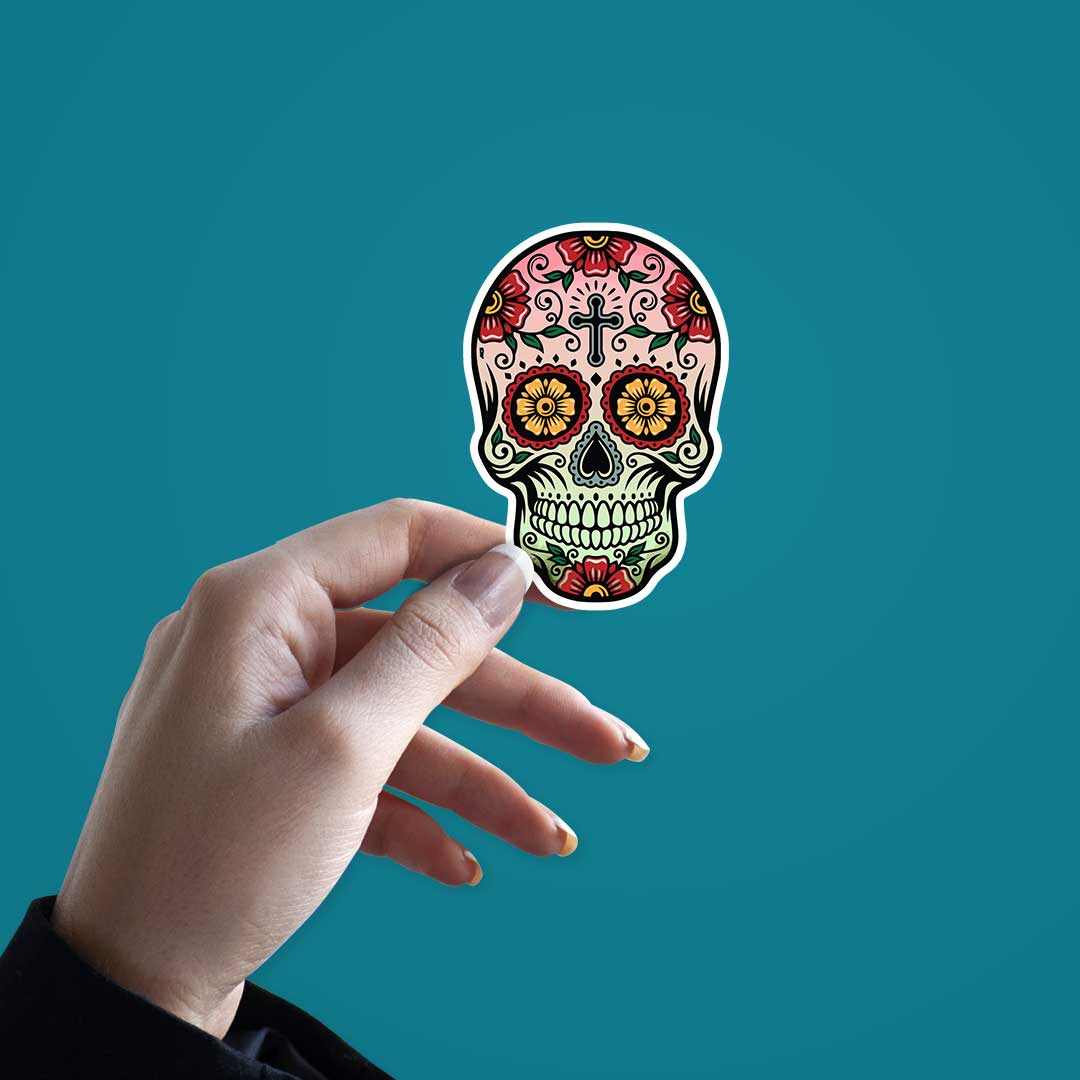Graffiti skull sticker | STICK IT UP