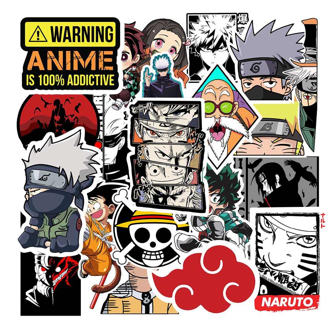 Anime Sticker Pack [20 Sticker] | STICK IT UP
