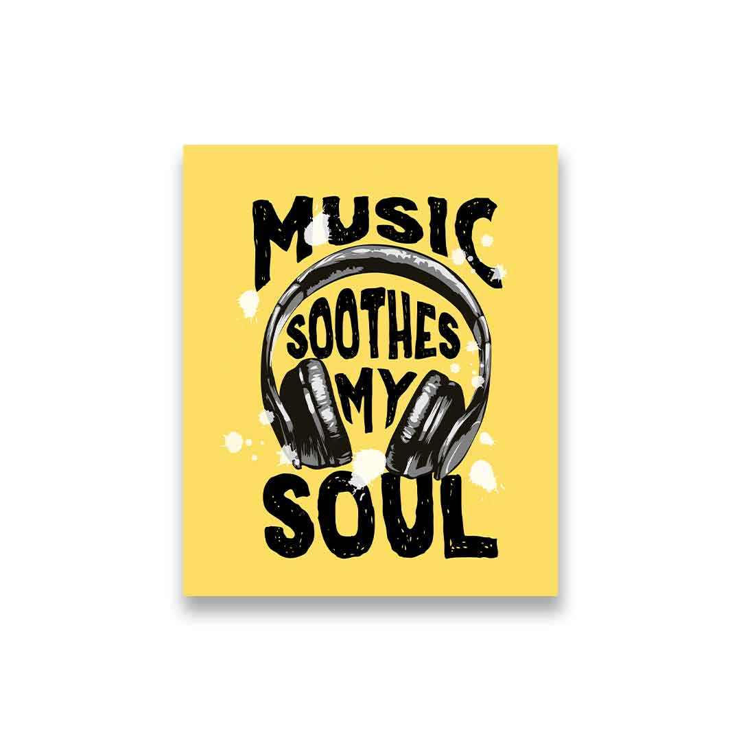Music Soothes My Soul Sticker | STICK IT UP