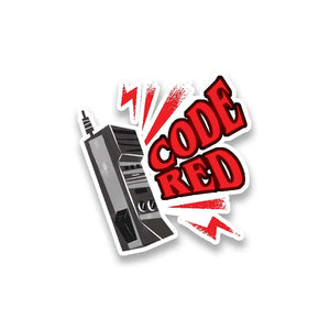 Code Red Sticker | STICK IT UP