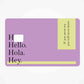 hii, hello, hola, hey credit card skin | STICK IT UP