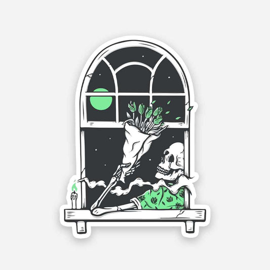 Flowers for the dead sticker | STICK IT UP