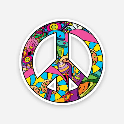 Peace Graffiti sticker | STICK IT UP