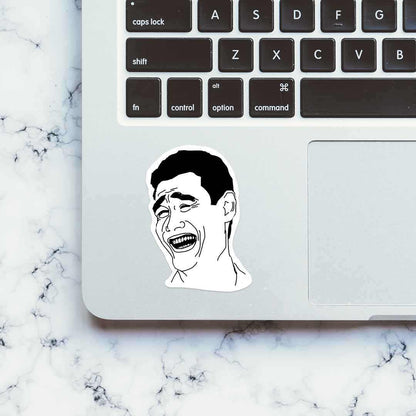 Yao Ming Meme Face sticker | STICK IT UP