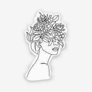 Mind Like a flower sticker | STICK IT UP