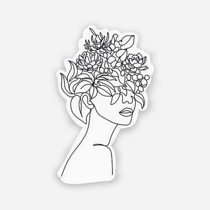 Mind Like a flower sticker | STICK IT UP