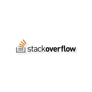 Stack Overflow Sticker | STICK IT UP