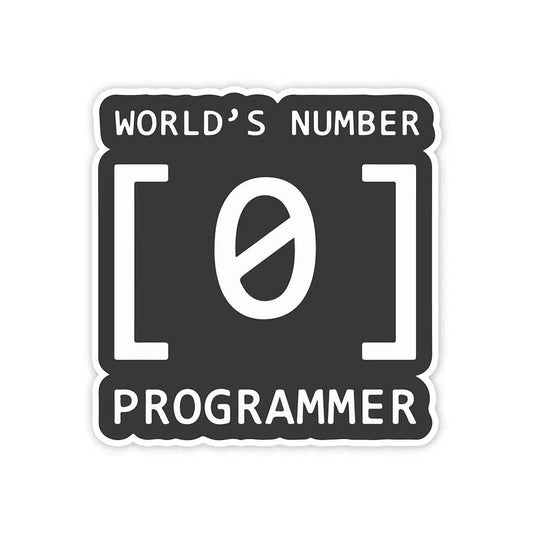 World's #1 Programmer Sticker | STICK IT UP