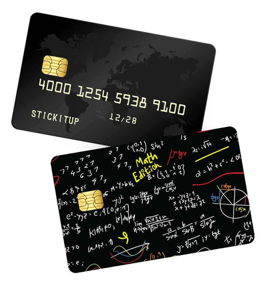 Math edition credit card skin | STICK IT UP