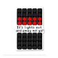 Its lights out Sticker | STICK IT UP