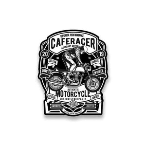 Cafe Racer Motorcycle Sticker | STICK IT UP
