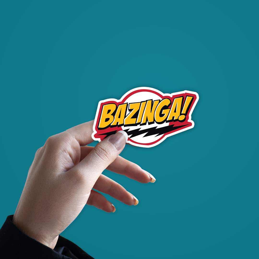 Bazinga! Sticker | STICK IT UP