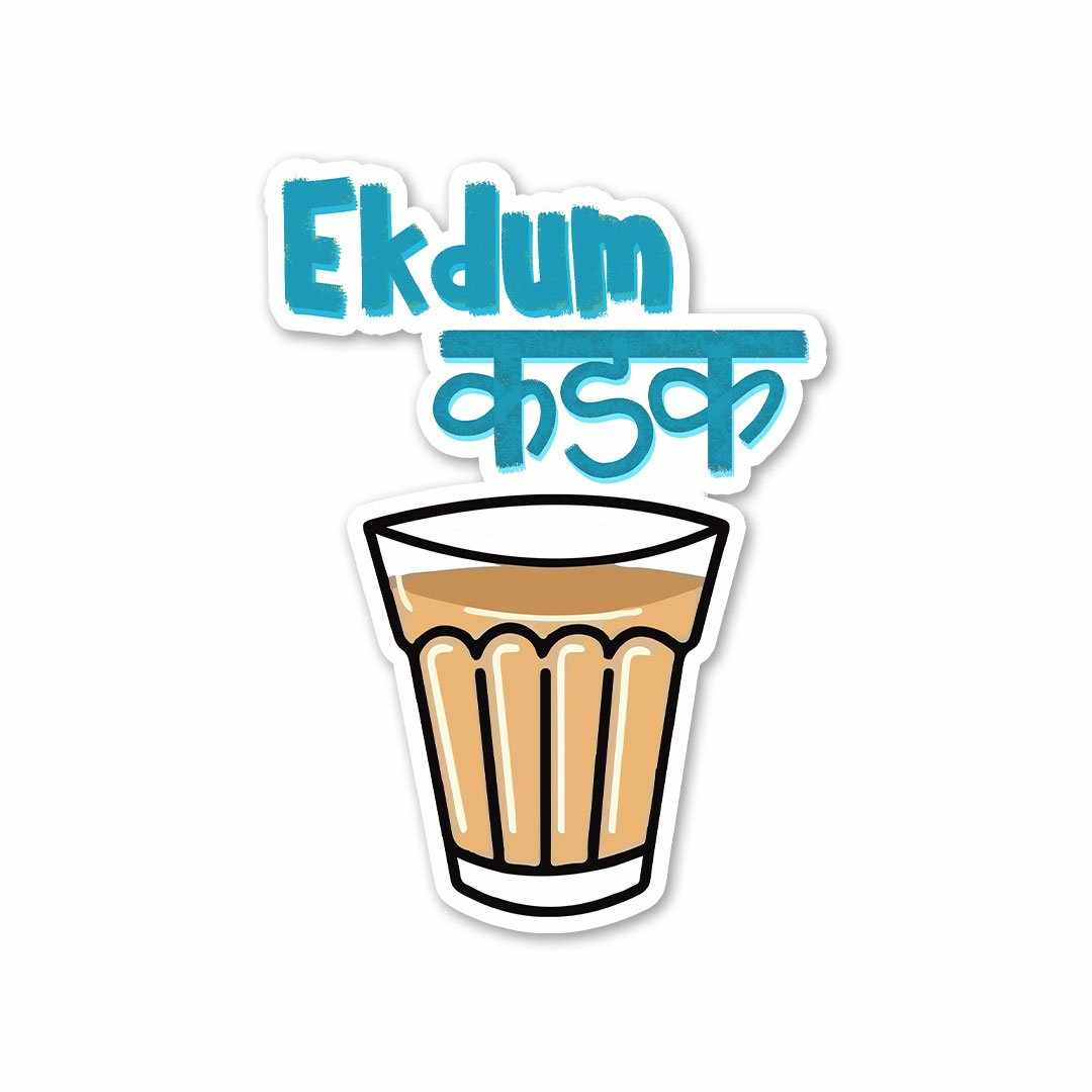 Ek dum KADAK Sticker | STICK IT UP