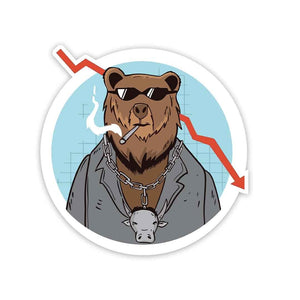 Trading Bear Sticker | STICK IT UP
