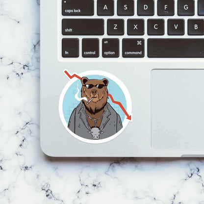 Trading Bear Sticker | STICK IT UP