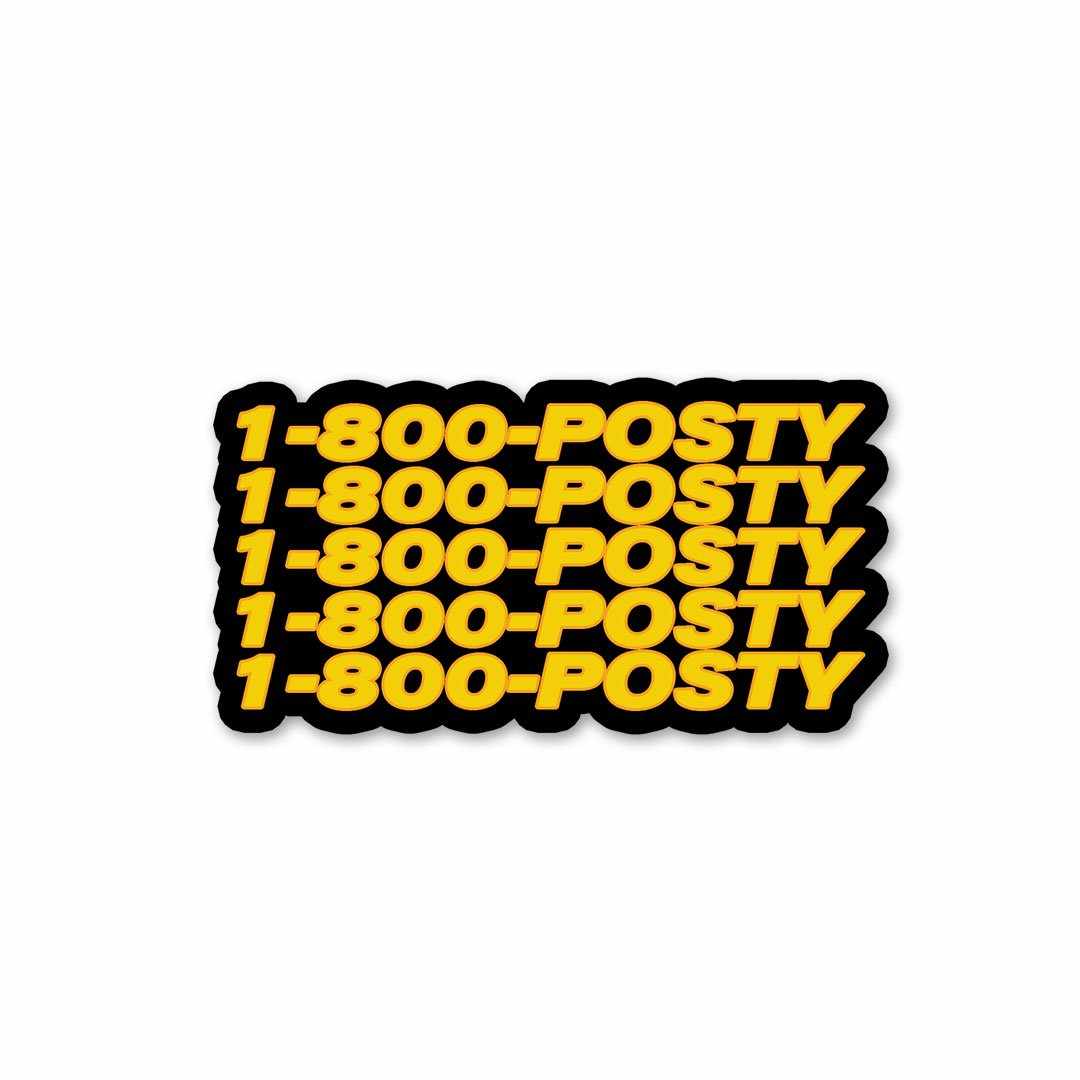 1-800-POSTY Sticker | STICK IT UP