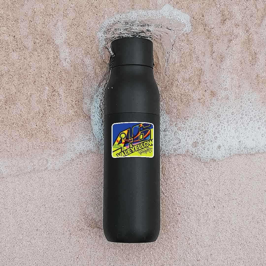 46 Valeyellow Sticker waterproof vinyl decal for laptop, bike, car & bottle